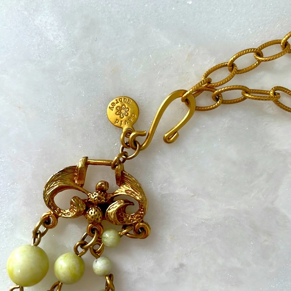 Vintage Beaded Choker Statement Necklace - Picture 7 of 7